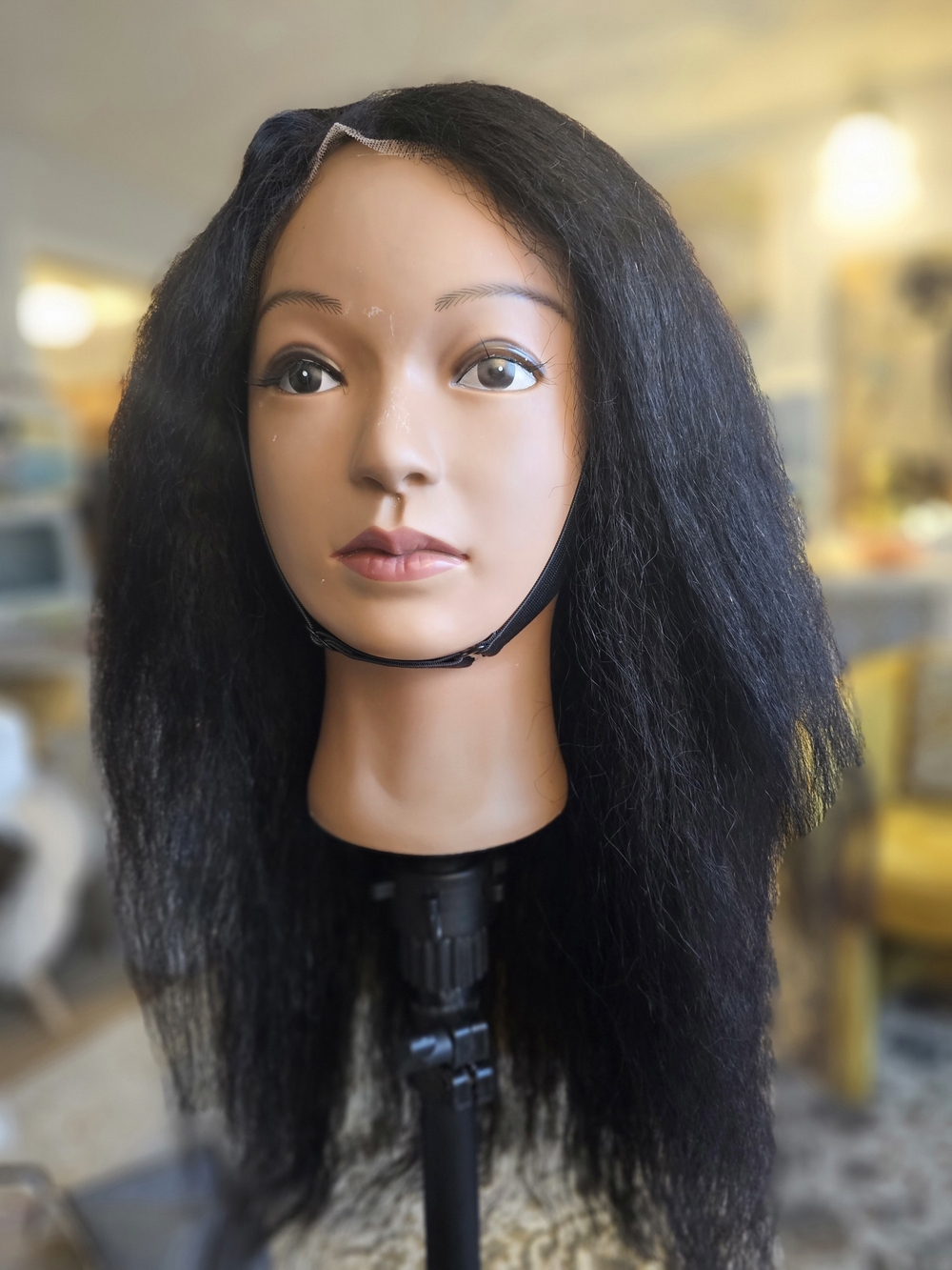 Yaki Blow out Texture 1pp% Human Hair -Off Black